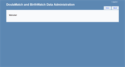 Desktop Screenshot of admin.doulamatch.net