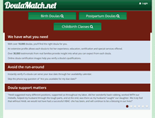 Tablet Screenshot of doulamatch.net